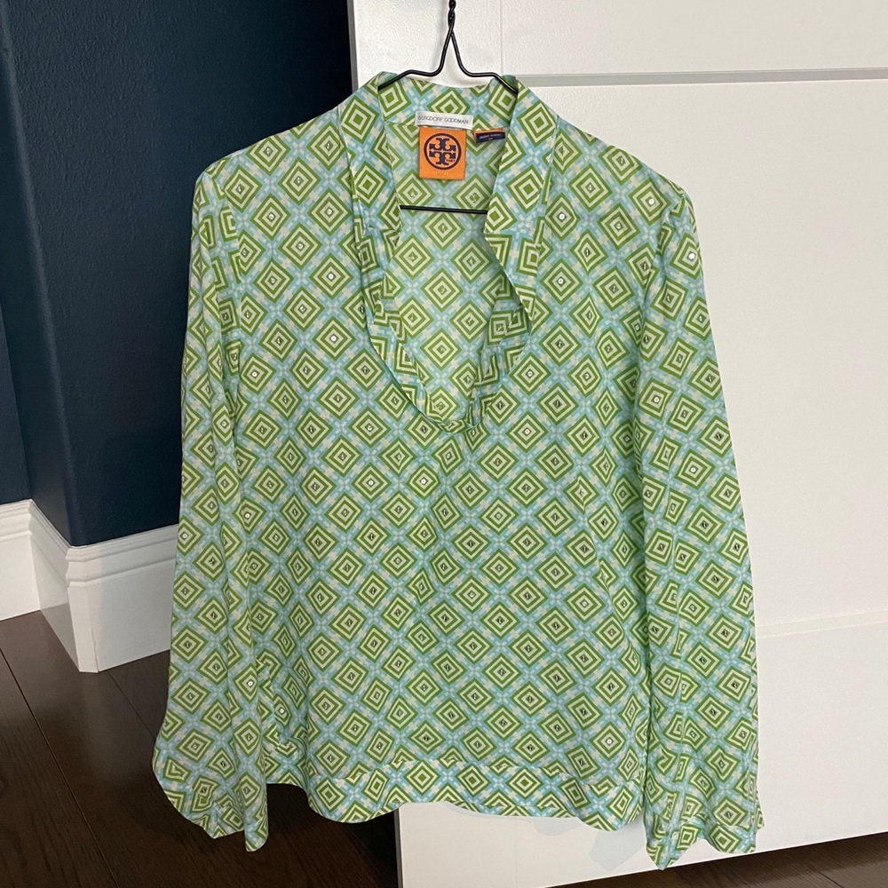 Tory Burch graphic tunic top